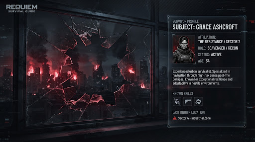 Grace Ashcroft Resident Evil Requiem character profile
